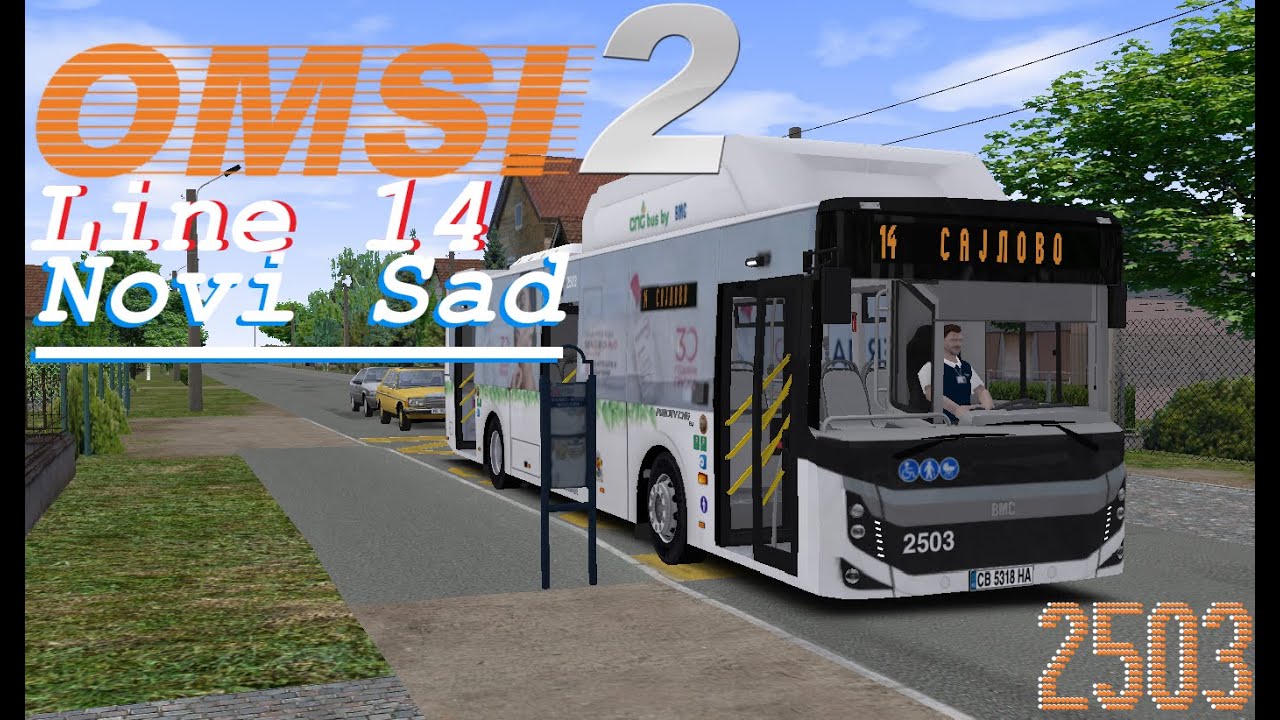 | OMSI 2 | Line 14 Centar - Sajlovo | Novi Sad | BMC Procity 12 CNG 2503 |