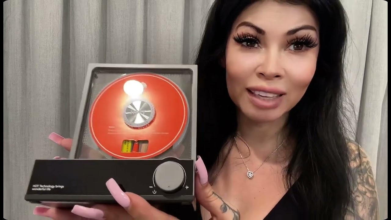 🎶 HOTT Retro Bluetooth CD Player | Portable Music Player with HiFi Speaker & RGB Night Light 🎧