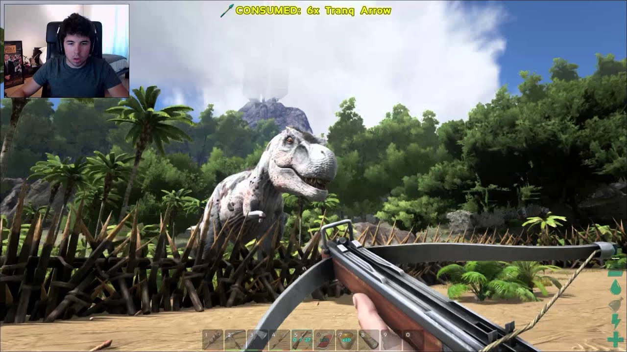 T-REX A MIS PUERTAS!! ARK: Survival Evolved #23 Temporada 2