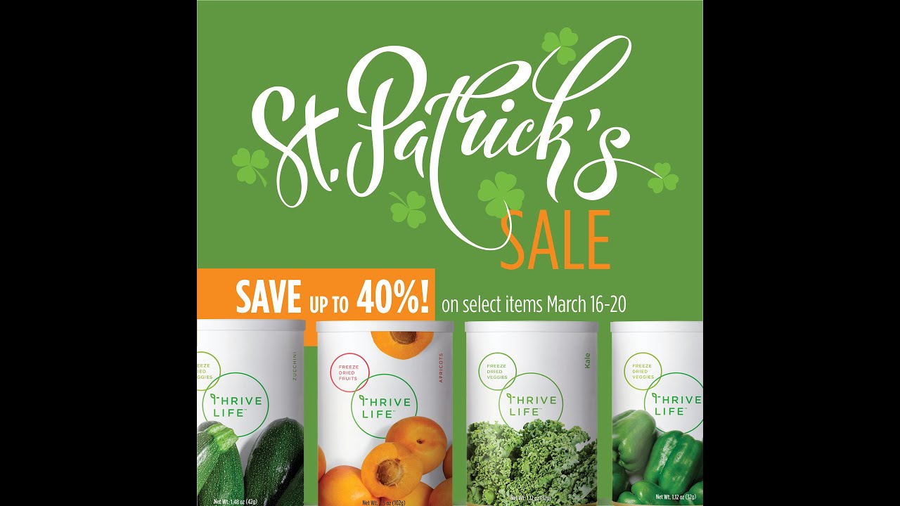 Thrive Life Sale March 16-20