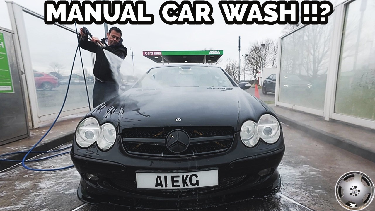 Satisfying Manual Car Wash Mercedes SL - Deep Clean Edition!