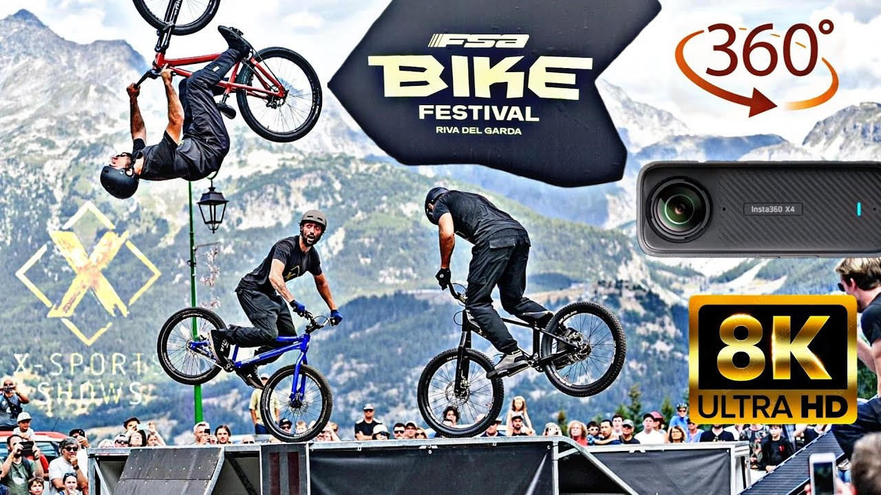 Trial & BMX X-Sports Show 2024 - Bike Festival Riva del Garda - insta 360 X4 8K