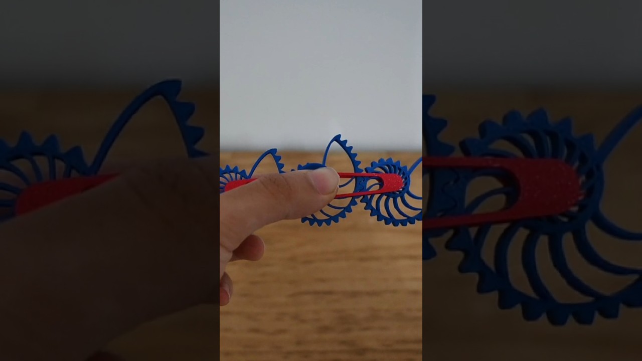 3D printing nautilus gear fidget spinner.