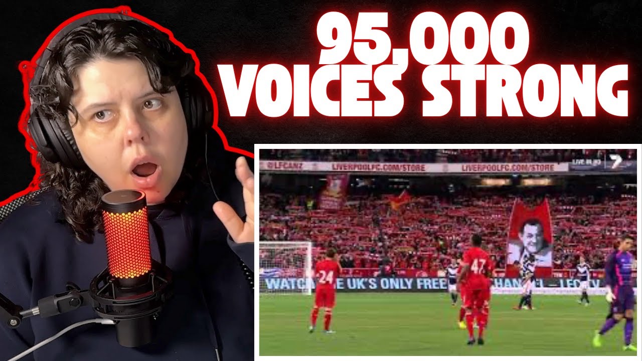 95,000 Fans Singing ‘You’ll Never Walk Alone’ 😭 | American Reacts
