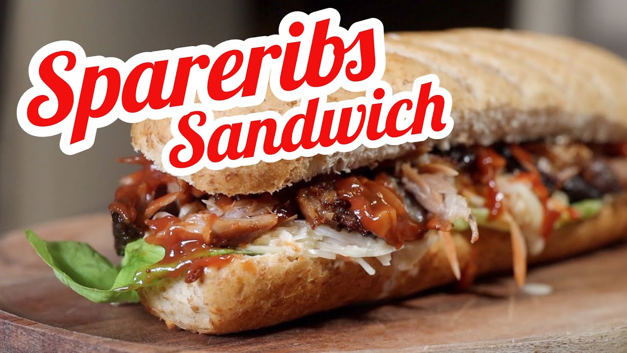 SPARERIBS SANDWICH, UNFASSBAR LECKER! I MEIN BESTES REZEPT I BLUESMANN