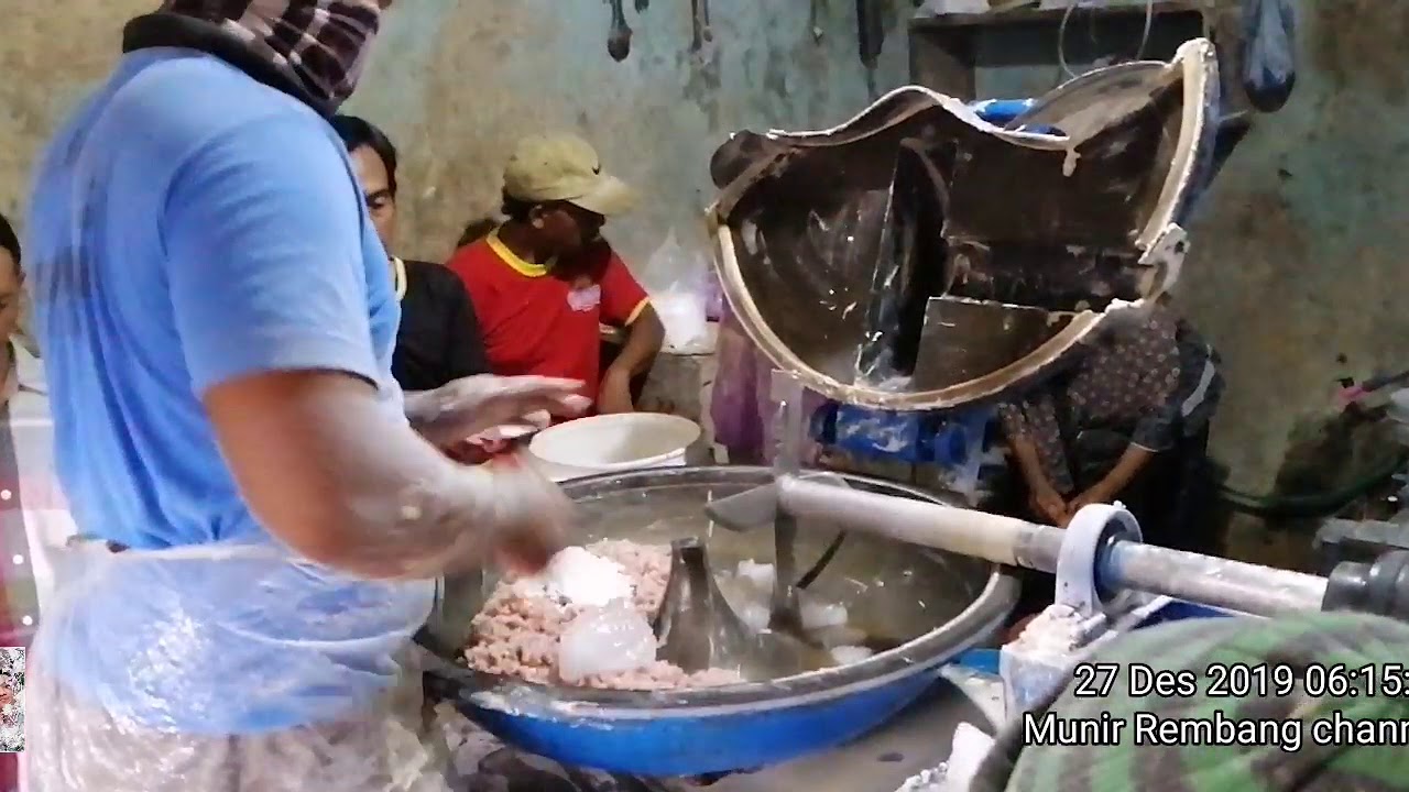 Cuma 1 menit Gilingan bakso secepat kilat dengan hasil maximal