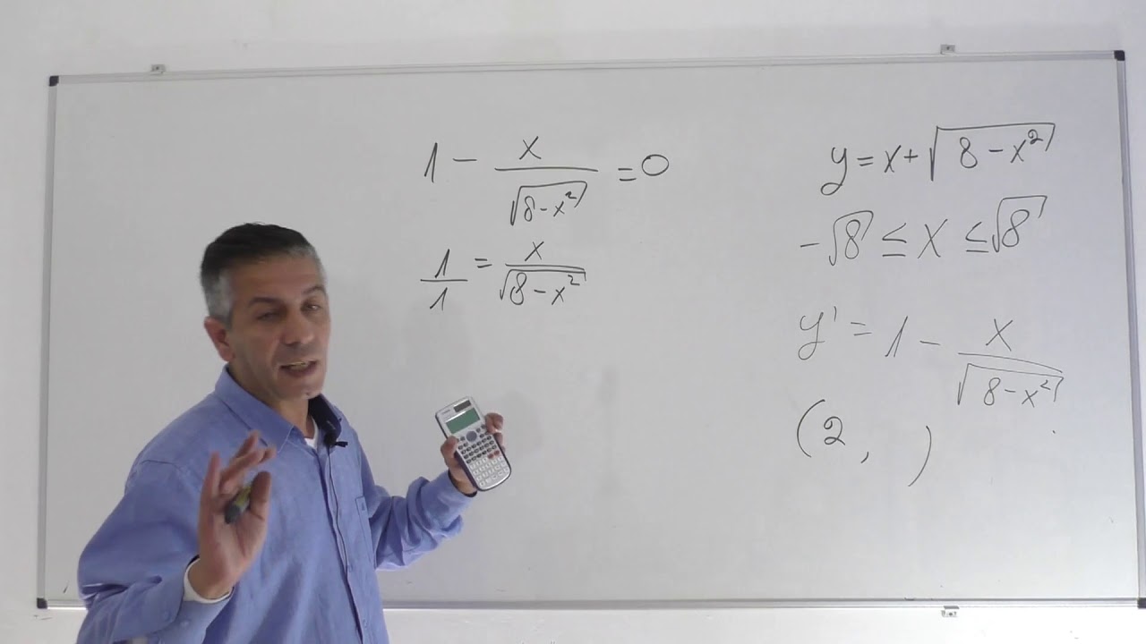 חקירת פונקציה עם שורש- 4 יחידות