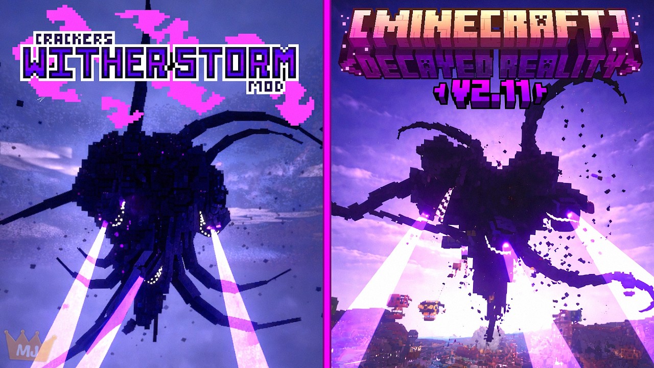 Мод Wither Storm от Cracker против дополнения Wither Storm от Decayed Reality V2.11 | Какой из ни...