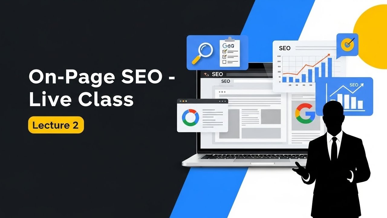 SEO Live Class – Lecture 2 | On-Page SEO Page Template & Live Page Optimization (Urdu/Hindi)
