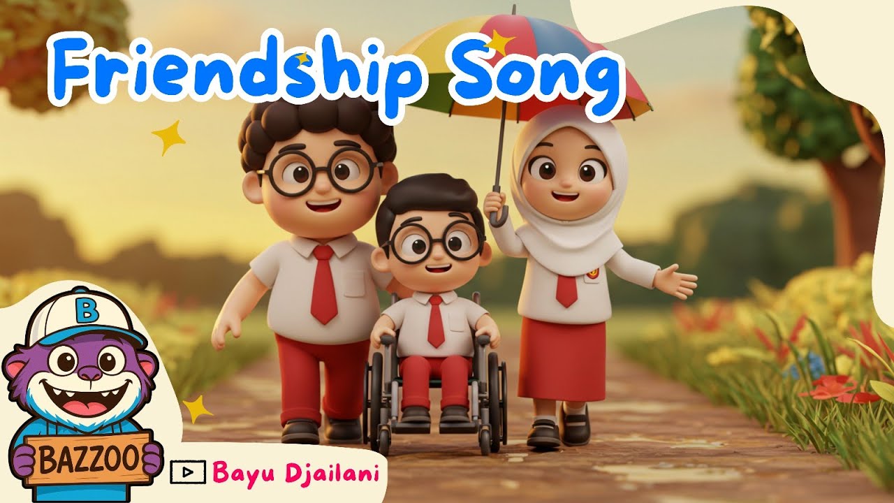 Friendship Song for Kids | Happy English Nursery Rhyme by Bayu Djailani
