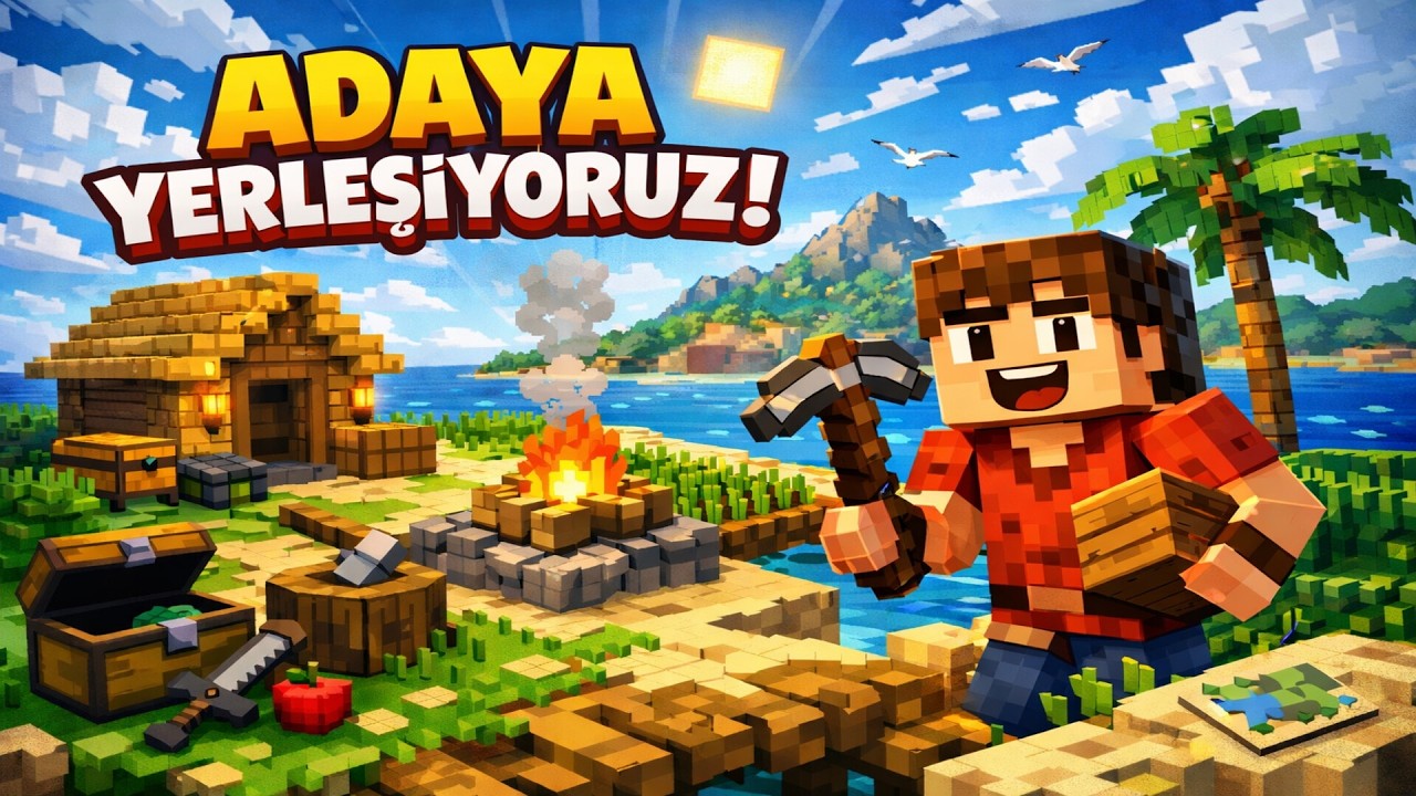 ADAYA YERLEŞTİK I MINECRAFT 1.21.10 I BÖLÜM 1