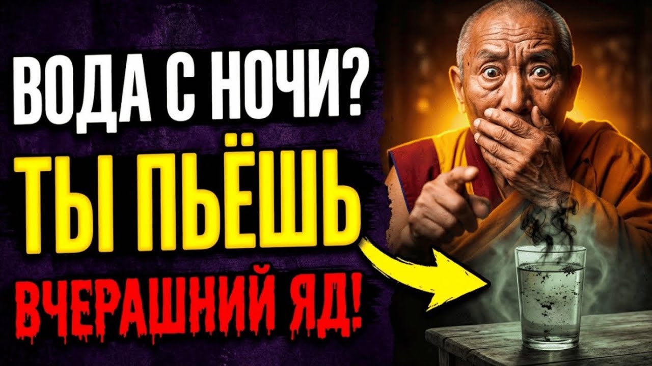 Пьёте воду с ночи? Вы глотаете вчерашние несчастья — лейте ТОЛЬКО свежую