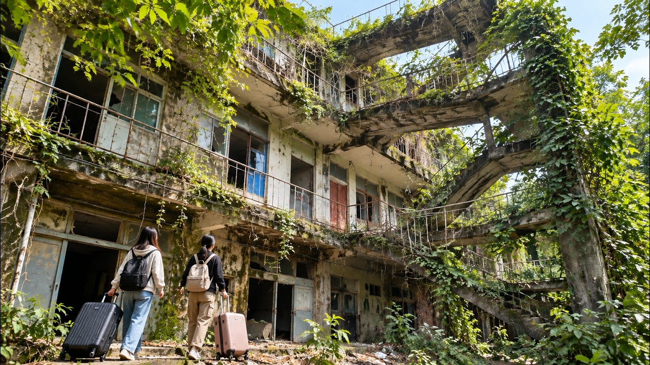 Two sisters renovate a 30 year abandoned high rise communal apartment into their own unique home