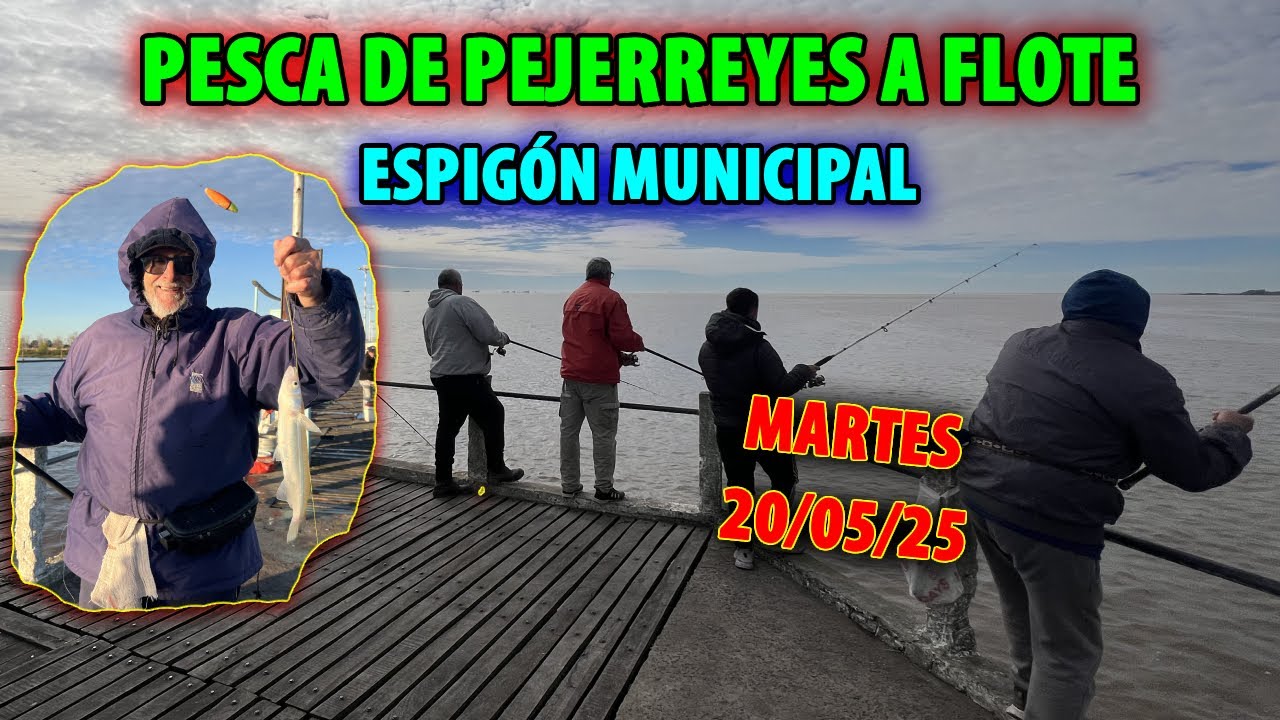 🟩 PESCA DE PEJERREYES A FLOTE   🟨  ESPIGÓN MUNICIPAL   🟢 ZONA MORRO