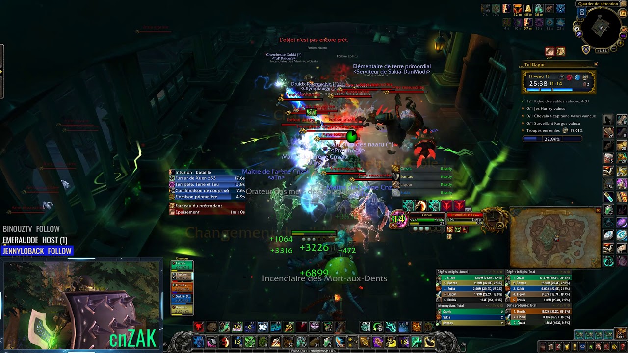 cnZAK | WW Monk | Mythic + | Tol Dagor 17 [Timed]