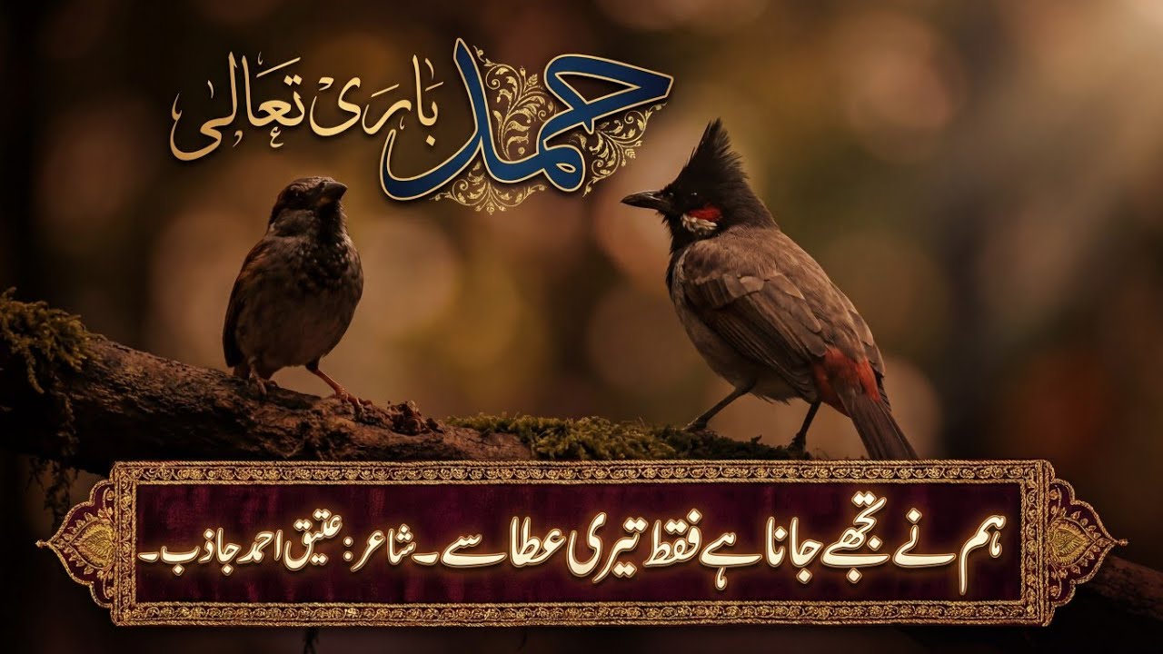 Hamd e Bari Tala { حمدِ باری تعالٰی } Hum ne tuje jana ہم نے تجھے جانا ✓ TAC Tracks AI no copyright