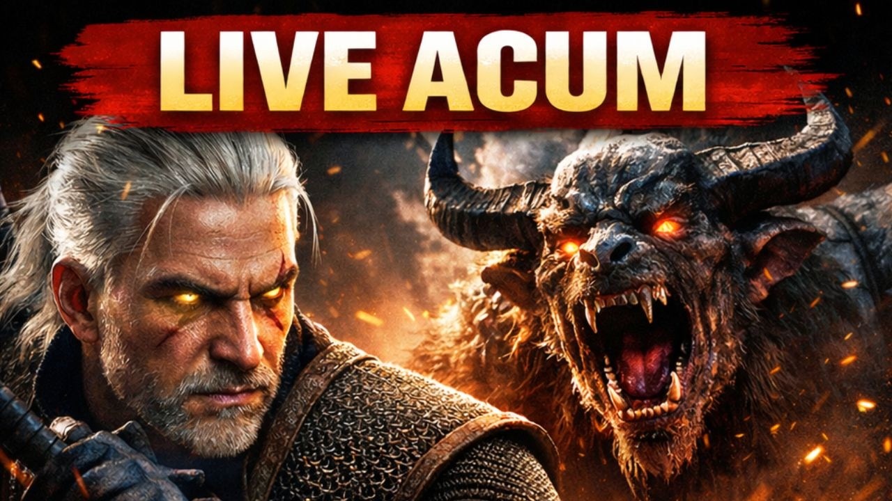 ⚔️ THE WITCHER 3 LIVE – Vânătoare de Monștri & Quest-uri Epice!
