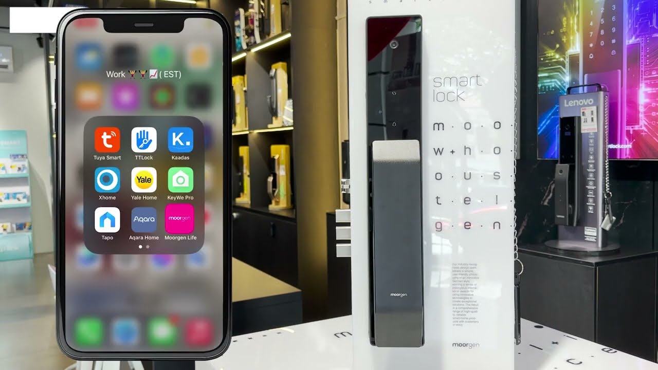 Moorgen T9 Smart Door Lock Introduction and Pairing Wireless