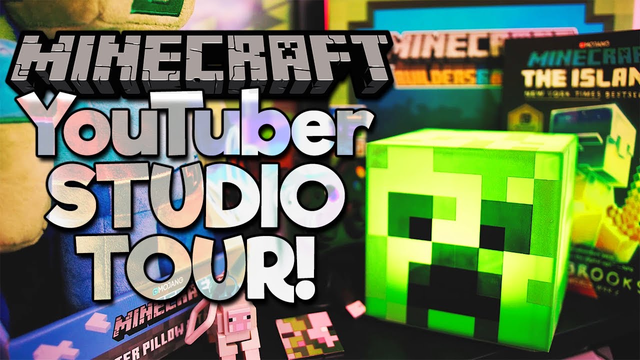 Pixlriffs Gaming Setup Tour! ▫ My PC Specs, Software & Games Merch! ▫ Minecraft YouTuber Studio Tour