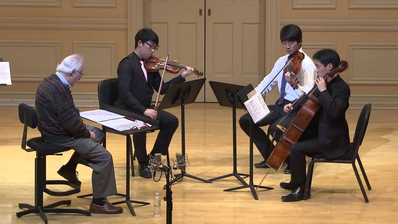 Irving Fine Fantasia for String Trio III. Lento assai tranquillo with Richard Wernick