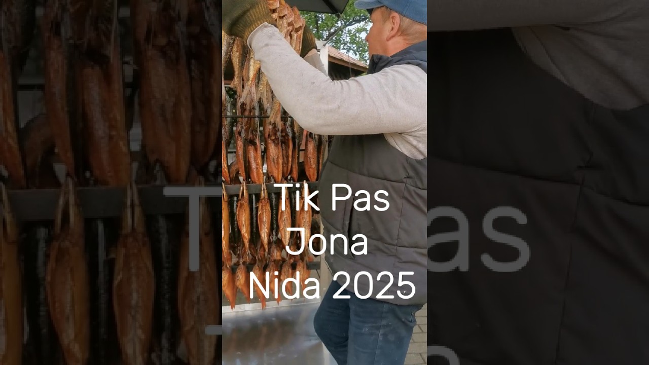 TIK PAS JONA NIDA 2025 #smokedfish #nida #lithuania #travel