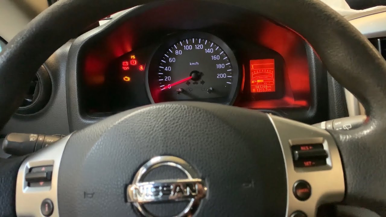 Сброс сервисного обслуживания Nissan NV200