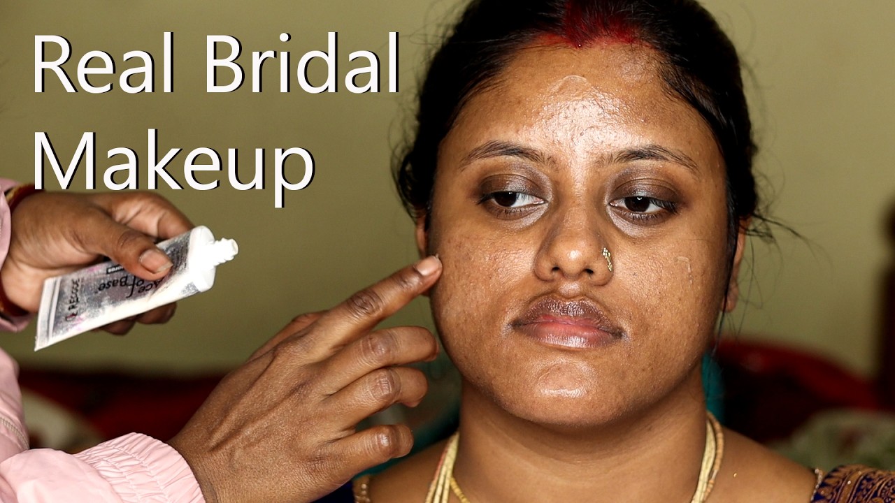 Problematic Skin Makeup Tutorial Step By Step / Real Bridal Makeup Tutorial / Hd Makeup On Acne Skin