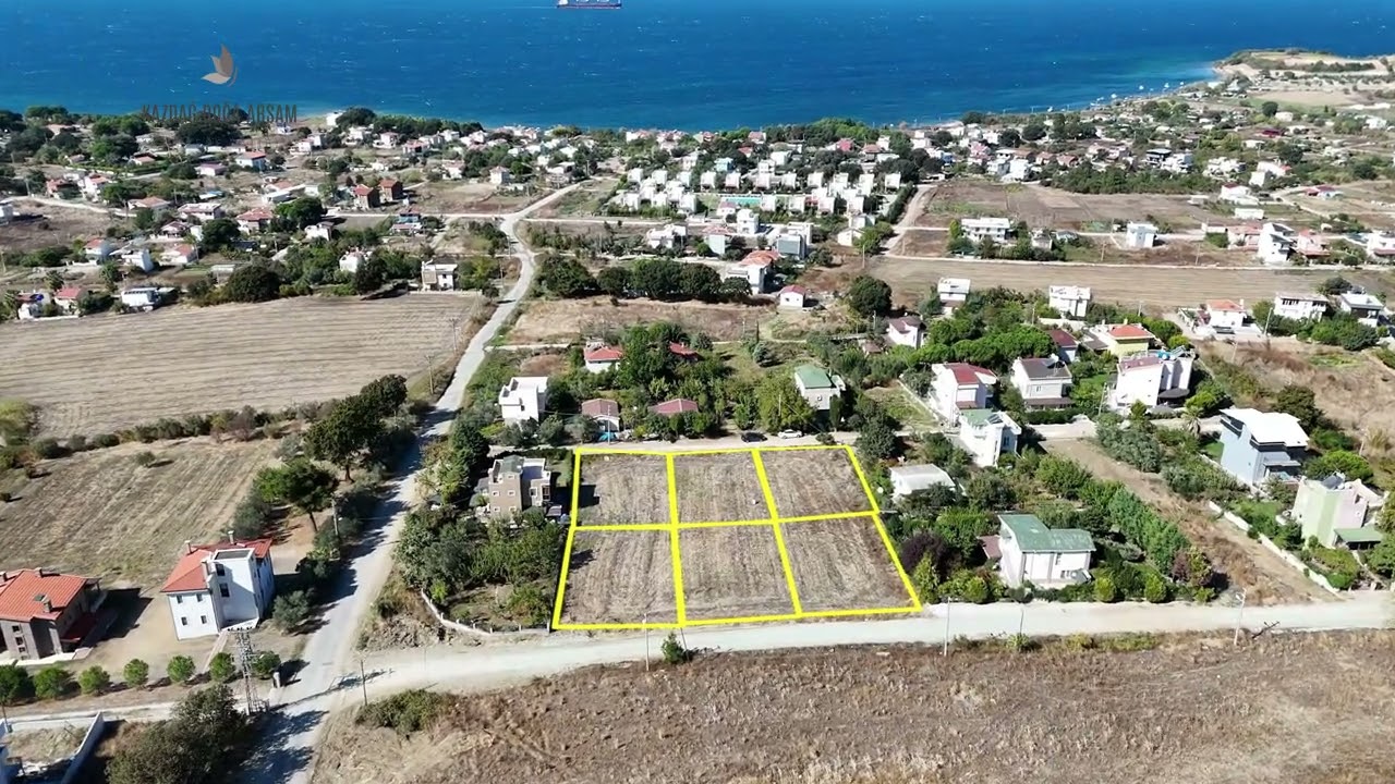 &Ccedil;ANAKKALE MERKEZ YAPILDAK'TA  İMARLI DENİZ MANZARALI  6 ADET ARSA
