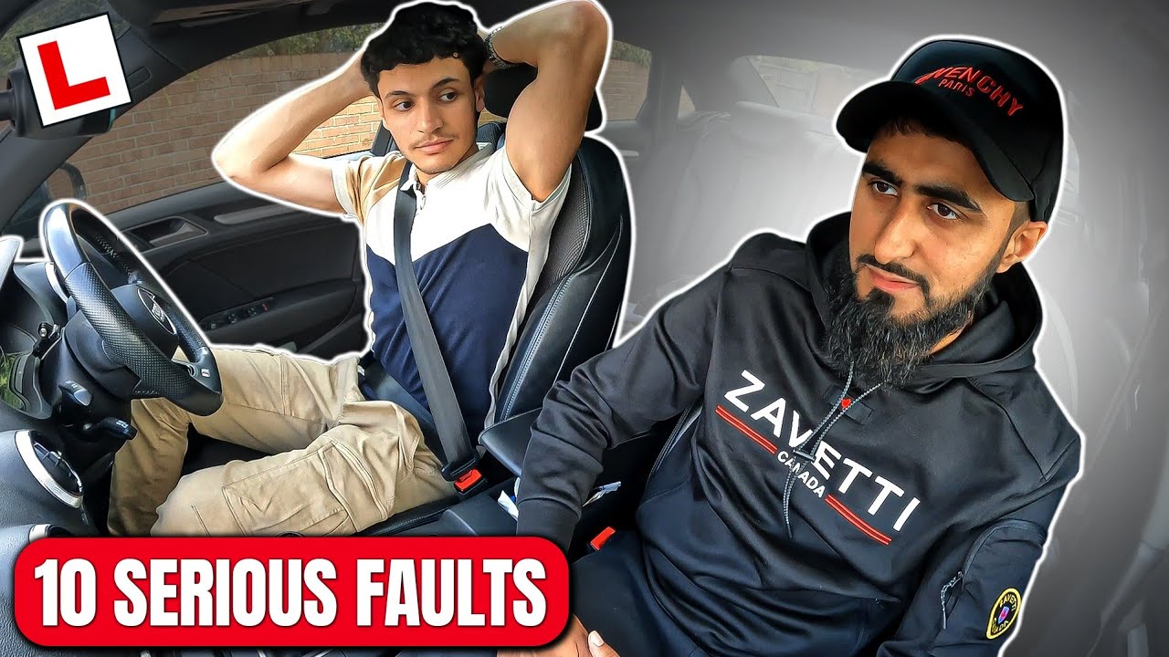 A Horrendous Driving Test | 10 Serious Faults