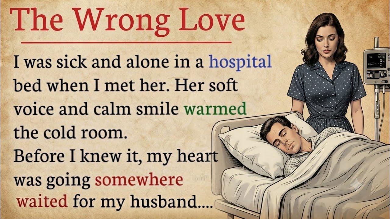 Learn English Through Stories Level 3 - Love With A Nurse - Emotional English Story For Listening