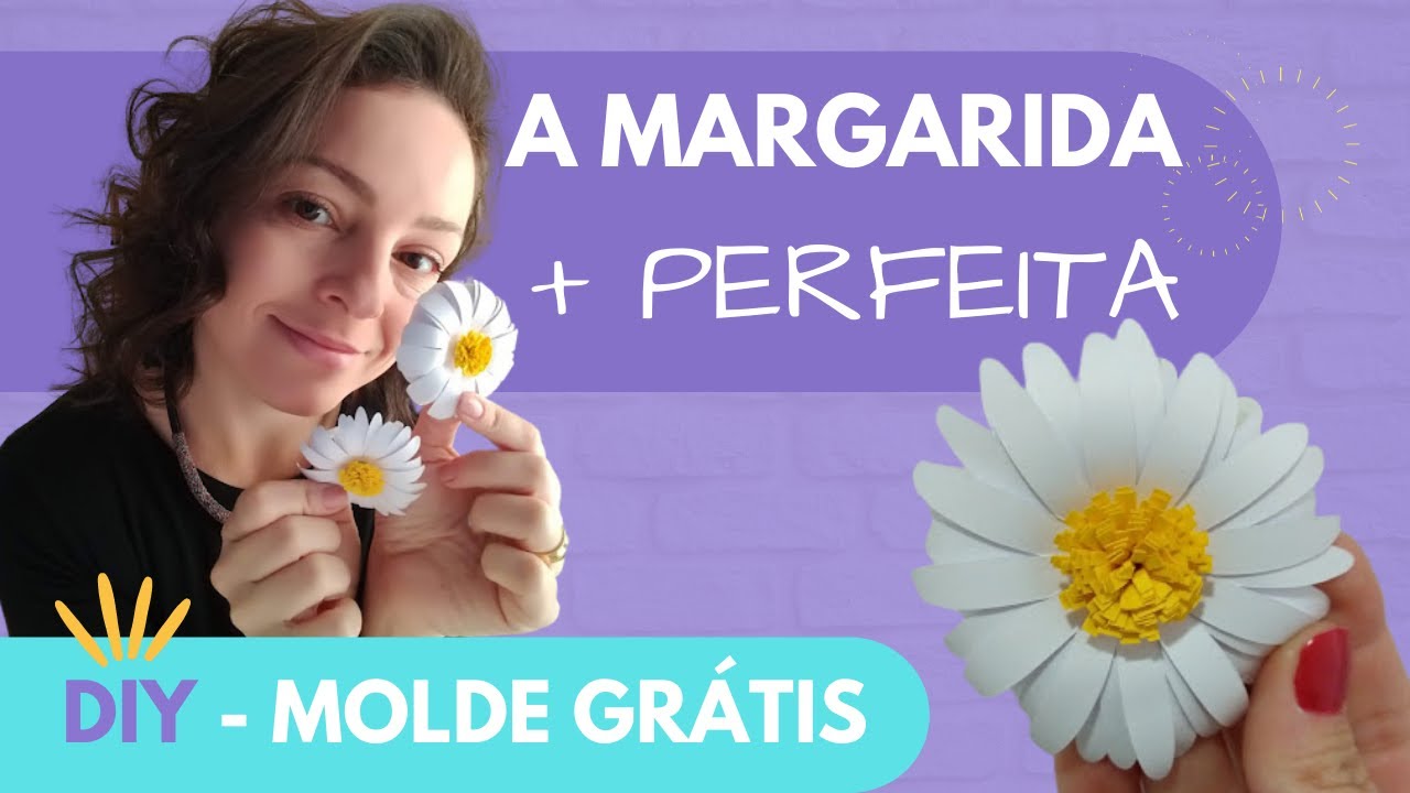 COMO FAZER LINDA FLOR DE PAPEL | MARGARIDA