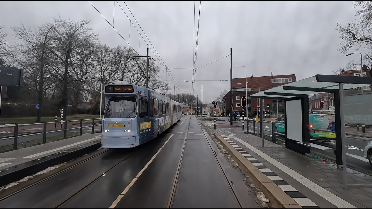 Tram 1 | Delft Tanthof - Scheveningen Noorderstrand | HTM BN GTL8 3142 | 2026