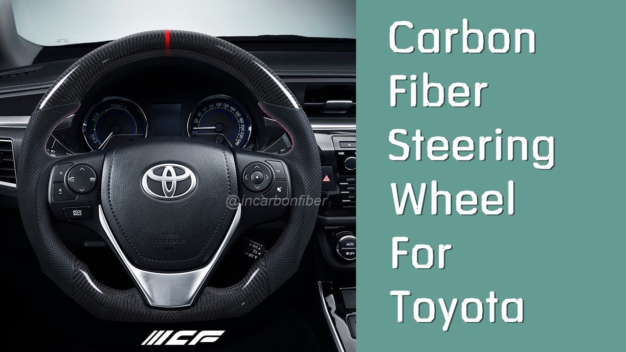 How it looks like: Carbon Fiber Steering Wheel for Toyota Hilux Revo.(6)