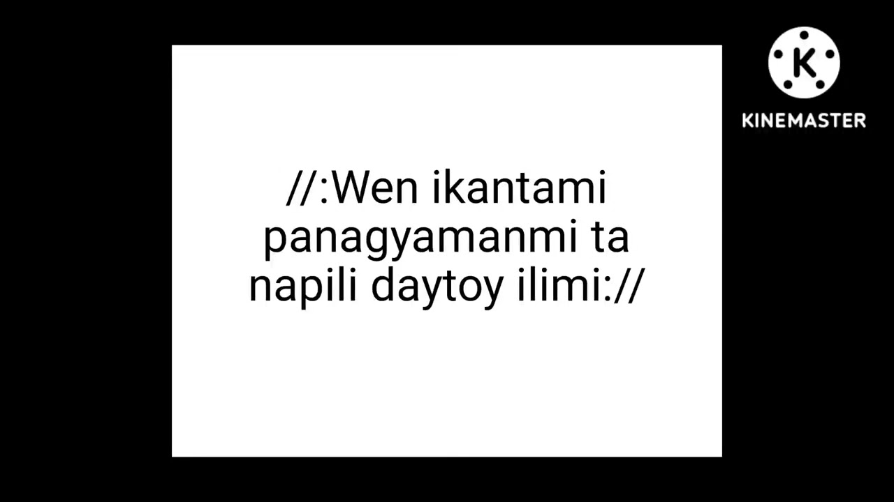 Daytoy ti nagasat nga aldaw (Ilocano mass. Entrance song)