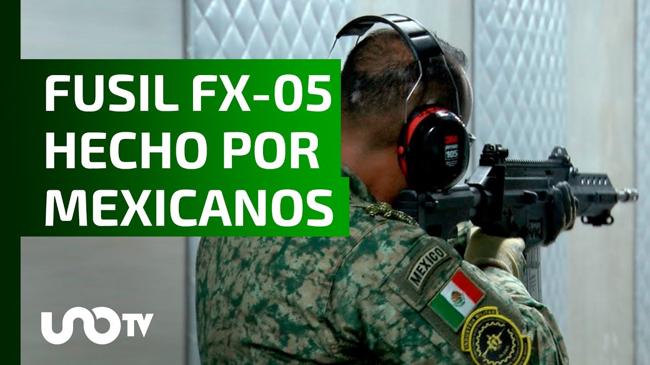 Ejército Mexicano fabrica el Fusil FX-05, un arma de precisión
