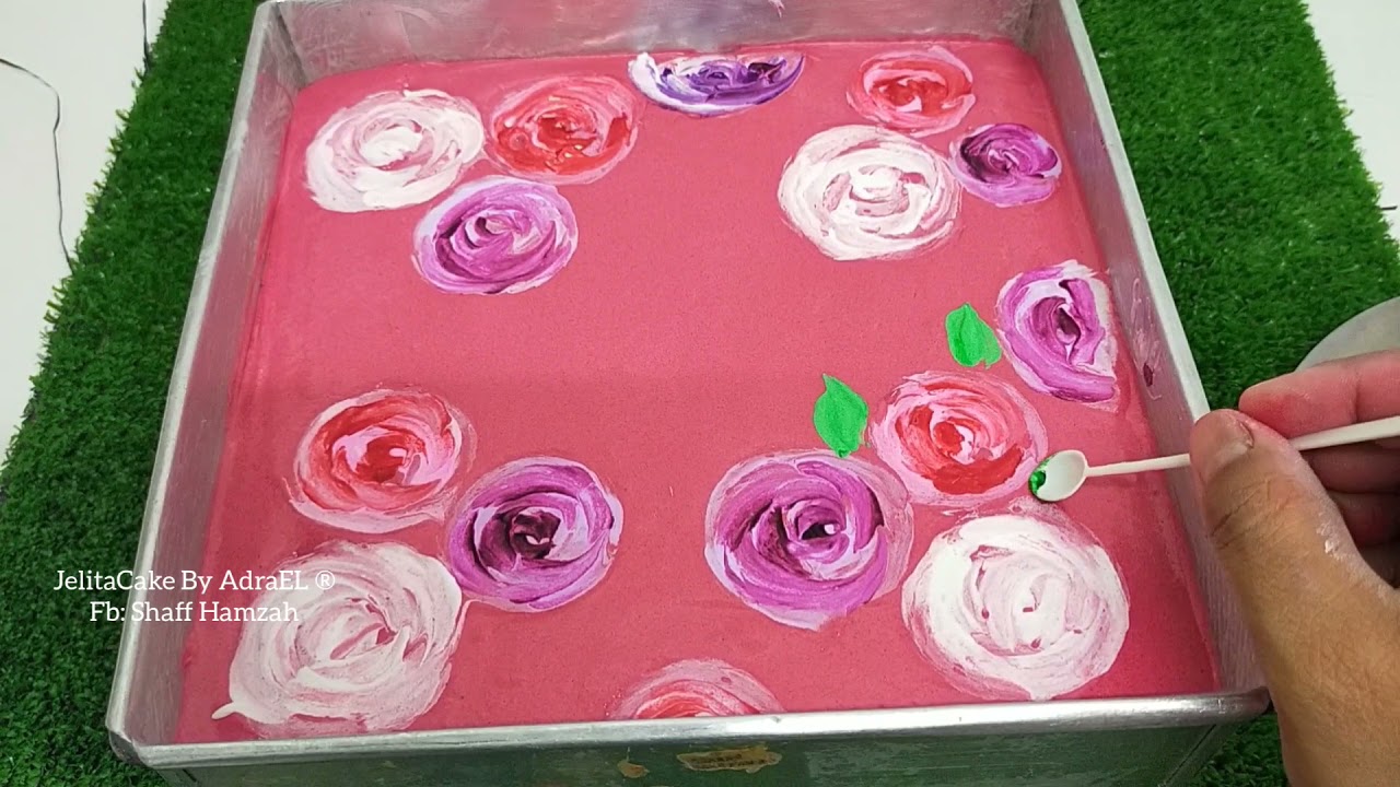 Video Lukis 33: Corak Timbul (Cotton English)