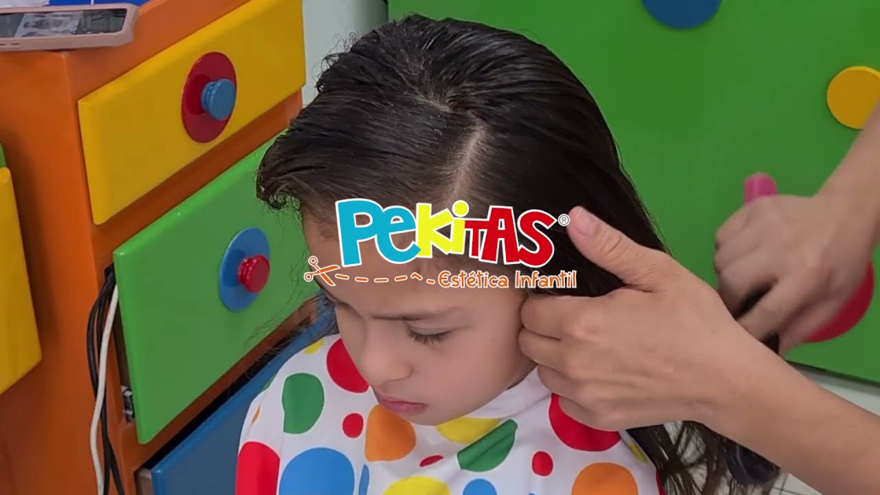 Peinado Bun con trenza de ligas (con dona magica para niñas)