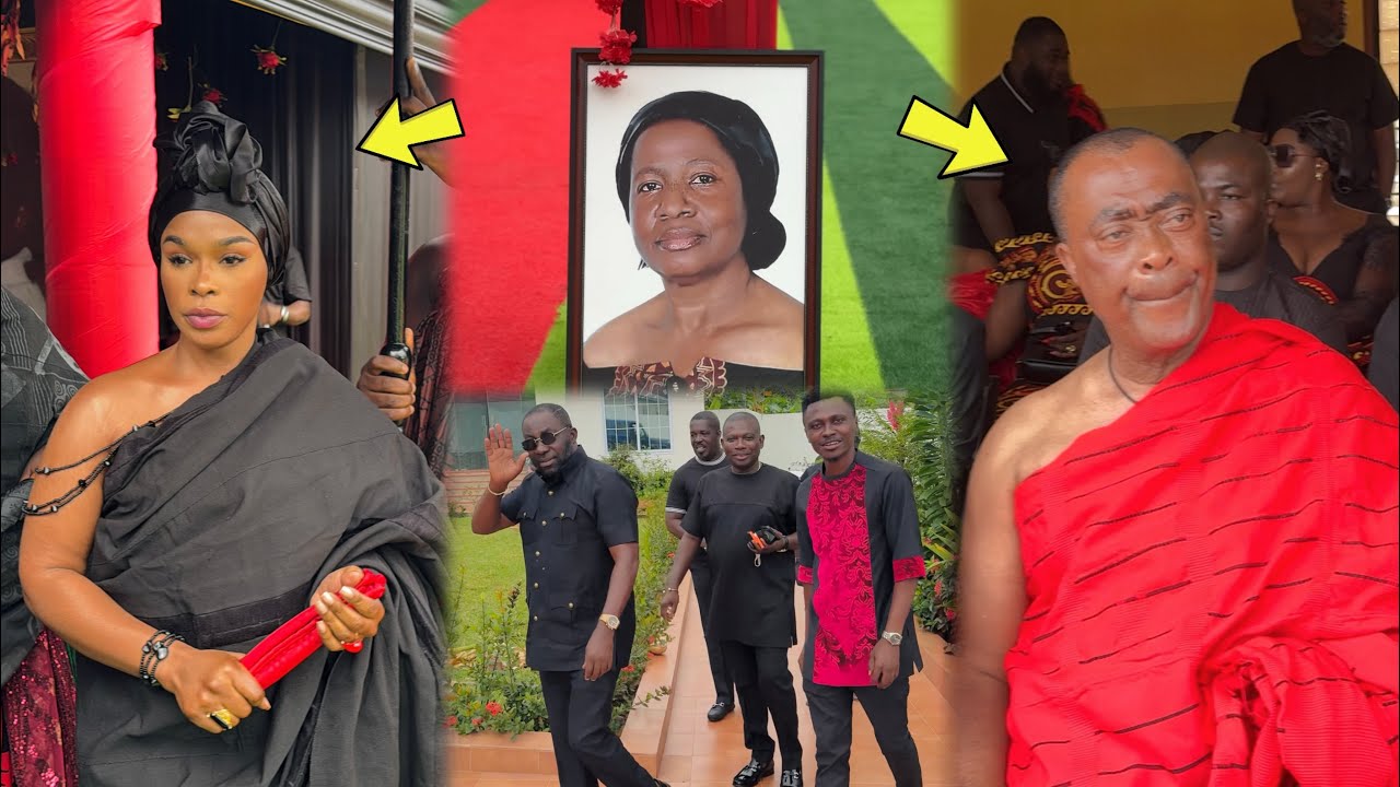 Manso Nkwanta Hemaa & Despite Storms Daddy Lumba’s Best Friend Charles Opoku Kwadwo Darko Funeral 