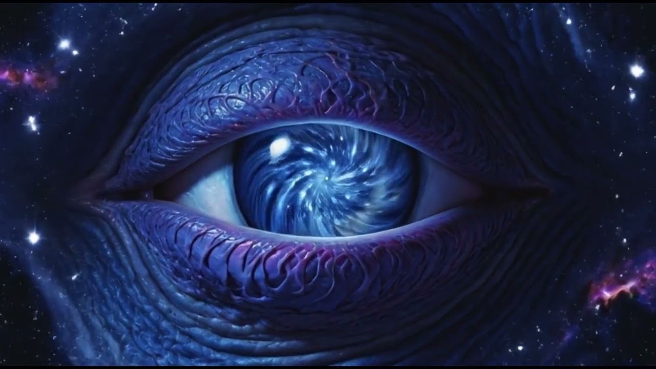 4K Mystical Hypnotic Morphing Eye: 30 Min Deep Sleep Meditation & Anxiety Relief