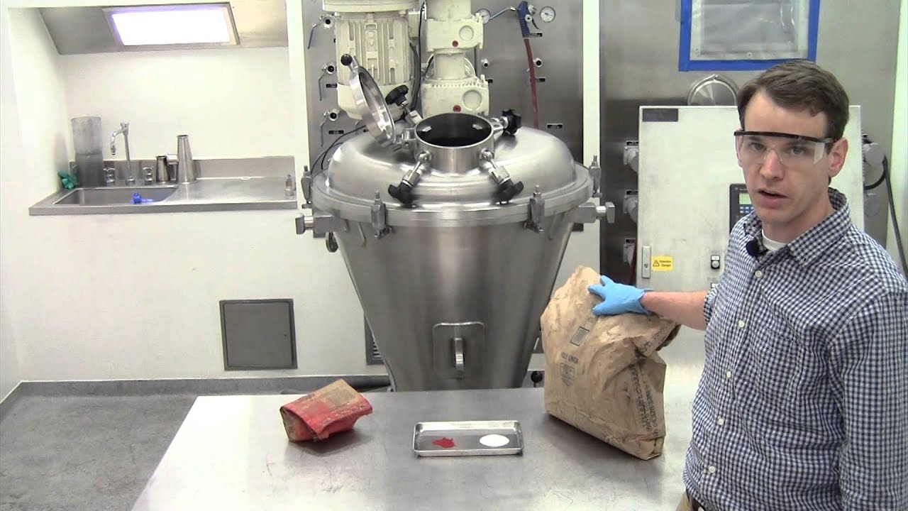 Mixing Dry Powders - Conical Screw Mixer Demonstration