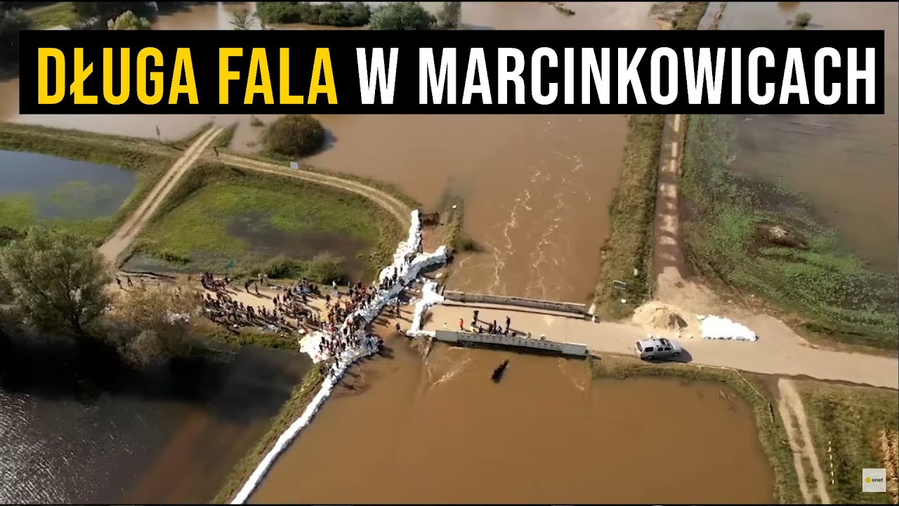 Sytuacja powodziowa w południowej Polsce. Relacja reportera Onetu z Marcinkowic