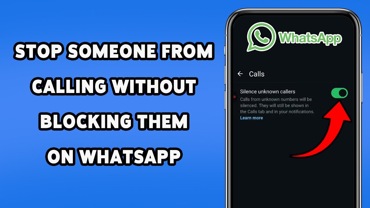 How To Stop Someone From Calling You Without Blocking Them On WhatsApp 2025 | Disable WhatsApp Calls