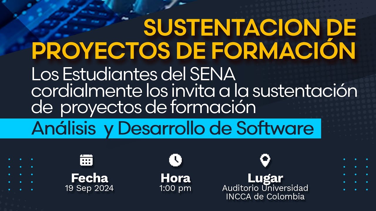 Sustentacion deproyectos de Formación -  SENA  Análisis  y Desarrollo de Software