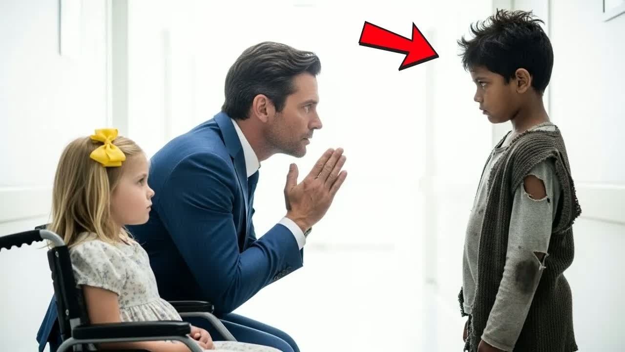 FAI CAMMINARE MIA FIGLIA E TI ADOTTERÒ… LO PROMISE IL MILIONARIO… MA L’ORFANO SORPRESE TUTTI