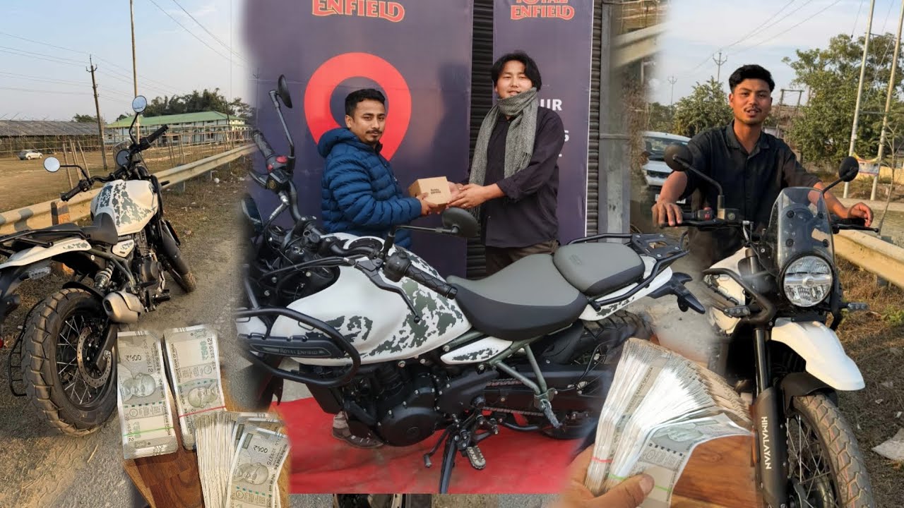Finally new bike Himalaya 450, chota bhai keliye longding Arunachal Pradesh 😊