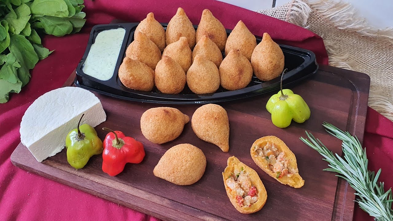 COXINHA DE CAMARÃO! O SABOR DESSA DELÍCIA VAI TE SURPREENDER!