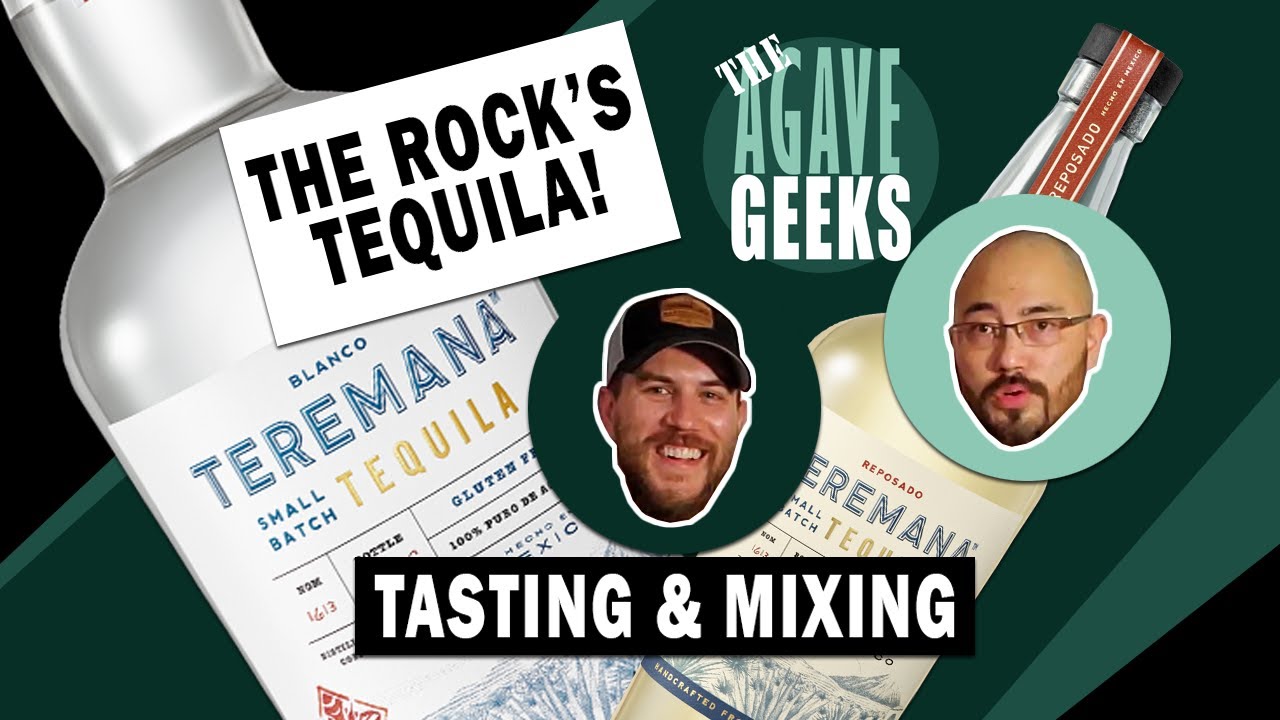 Geeks Try The Rock's Tequila | Tasting & Making Cocktails w/ Teremana
