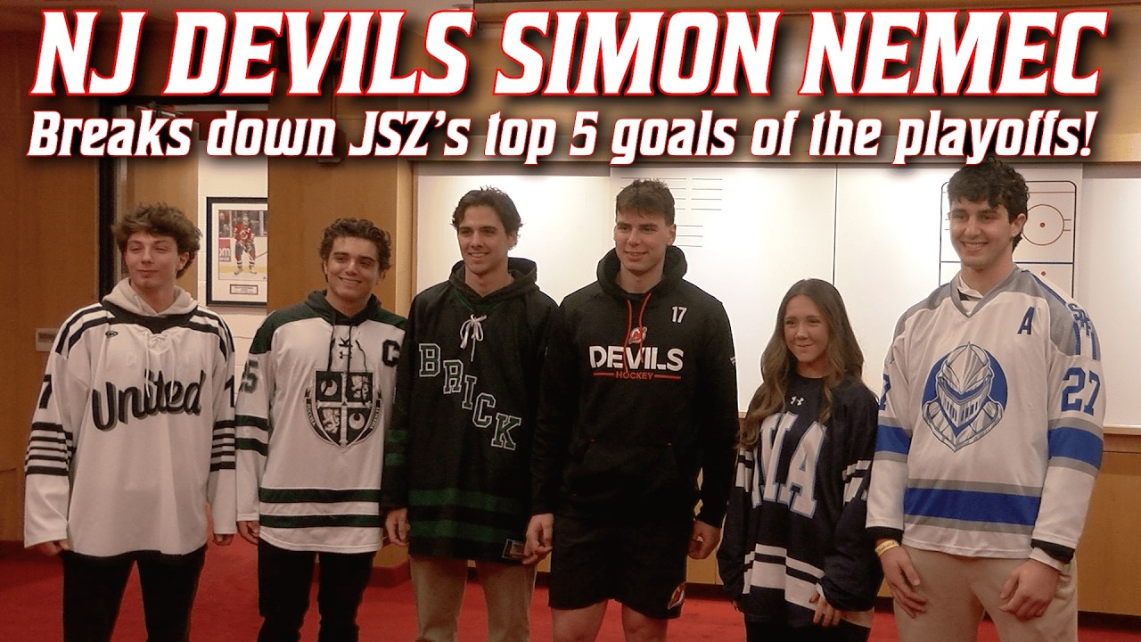 Саймон Немец | Защитник «Нью-Джерси Девилз» анализирует 5 лучших голов JSZ в плей-офф 2026 года!