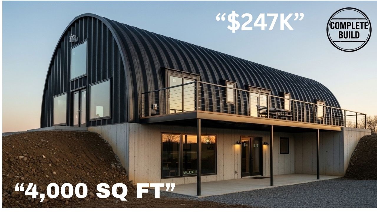 We Built a Quonset Barndominium Over a Basement - $62/Sq Ft for 4,000 Sq Ft Home!