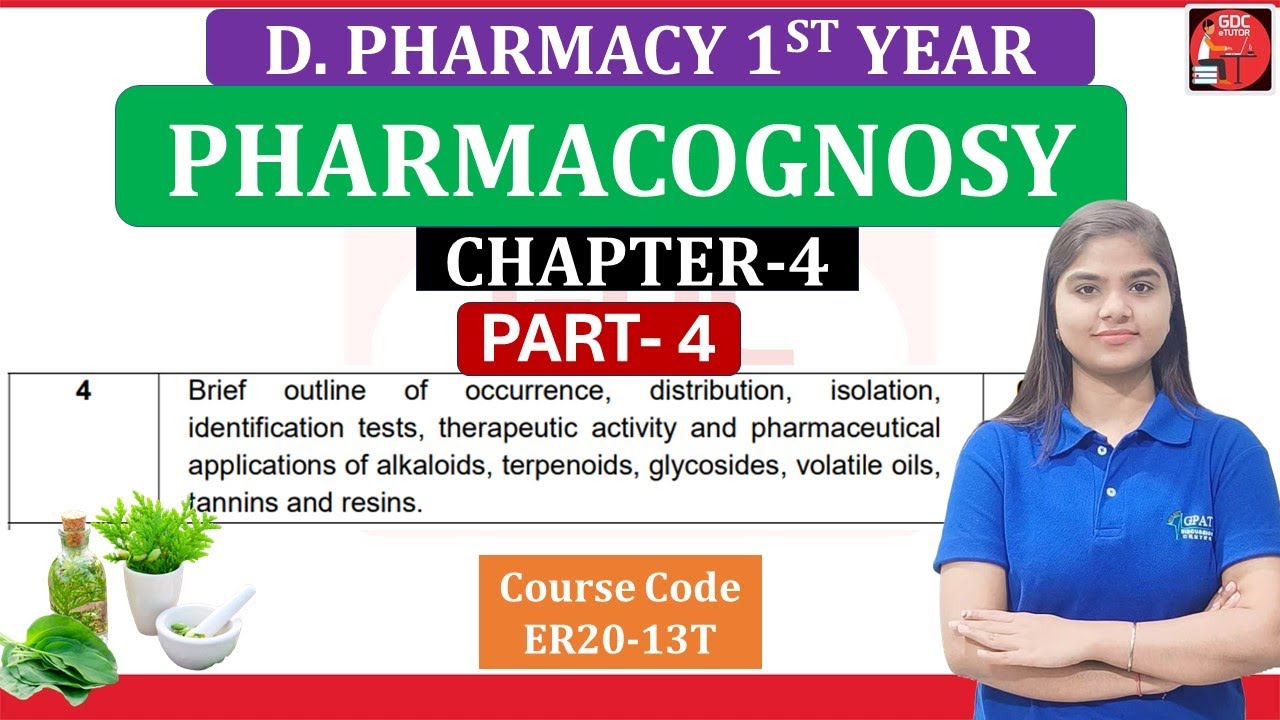 Pharmacognosy| Chapter-4 | L-4 || D. Pharma 1st year| Tannins | #dpharma_internship